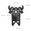 Adjustable Black ABS Archery Pulley Bow Frame Stand for Compound & Recurve Bow 2