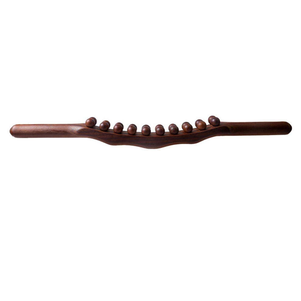 Wooden Guasha Scraping Stick Multi-Functional Shoulder Massage Tool Natural Wood Therapy Stick