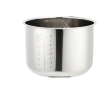 Rice Cooker Inner Pot Stainless Steel Electric Pressure Cooker Liner Multicooker Bowl Silvery For Soup And Porridge