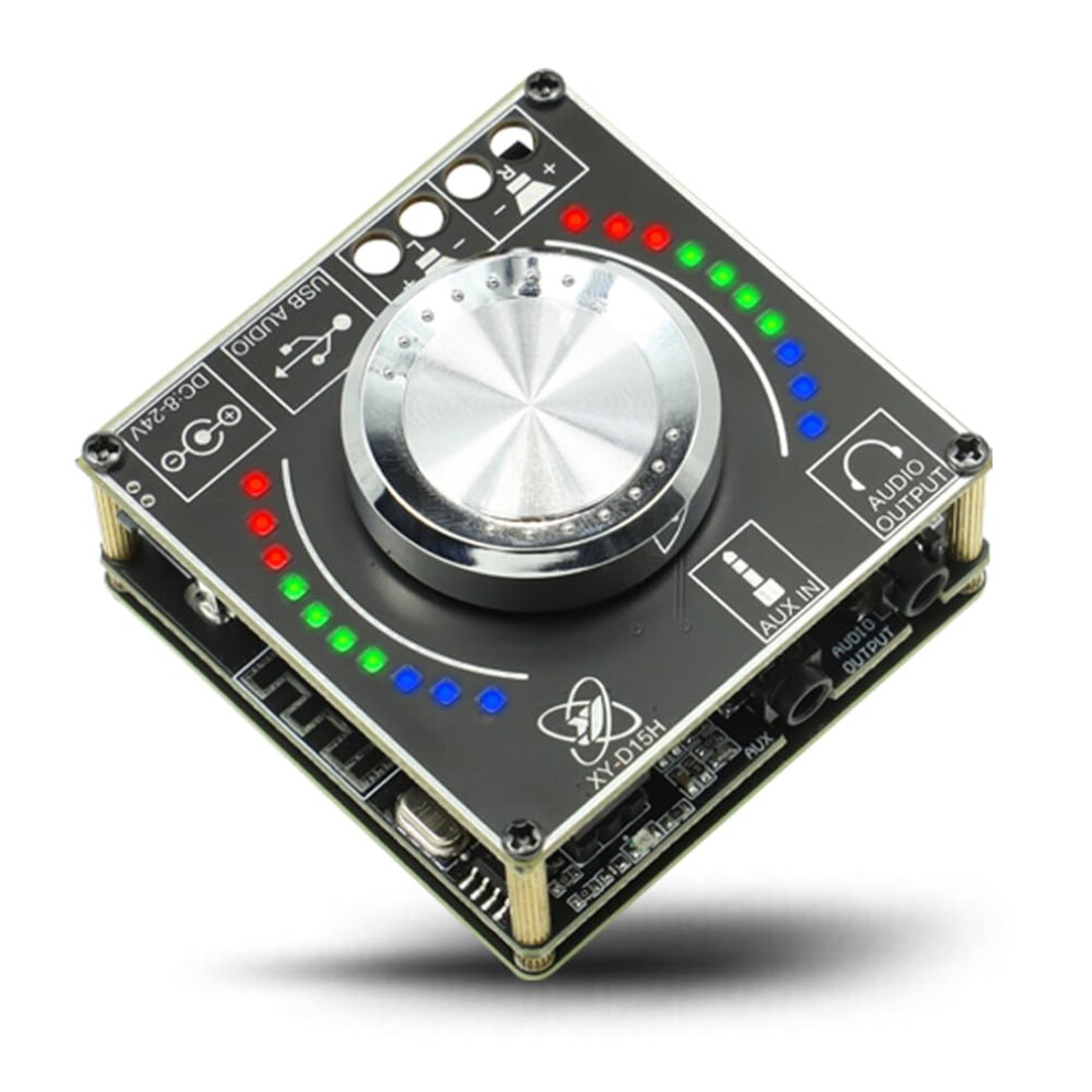 15W Stereo Amplifier Board 12/24V Input Bt5.1 Bluetooth Usb U-Disk Input Mobile App Control 9393856205707