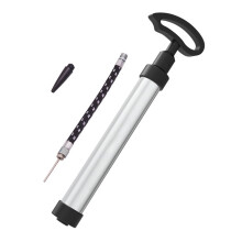 Basketball Football Hand Pumps Aluminum Alloy Lightweight Multipurpose Inflating For Basketballs Footballs Soccer Balls