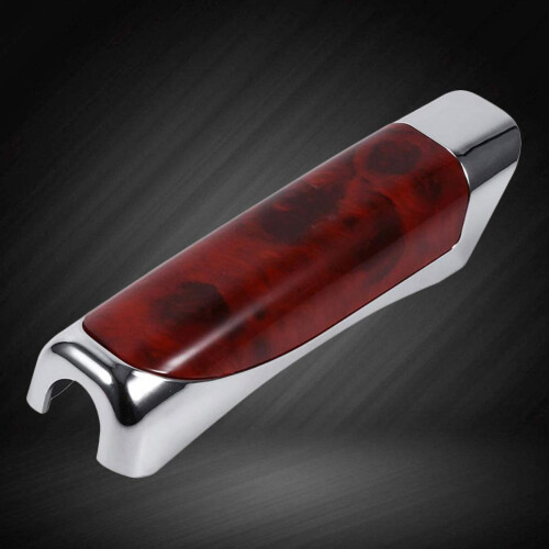 Red Grain Kohlefaser Handbrems Innendekorabdeckung 2