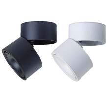 LED Deckenleuchte Verstellbar 3000 K 7 W Schwarz