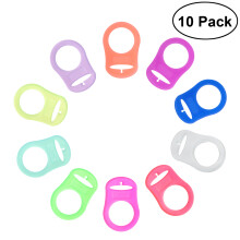 10 St Schnullerketten Halter Schnullerhalter Babyringe