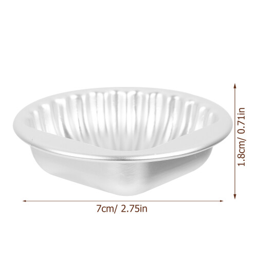 Baking Mould Silver Mini For Baking Tools 5pcs 2