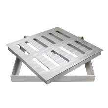 Heavy Duty Stainless Steel Drain Grate Outdoor Drain Cover 30cm x 30cm Yard Patio Garage Anti-Rust Easy Installation