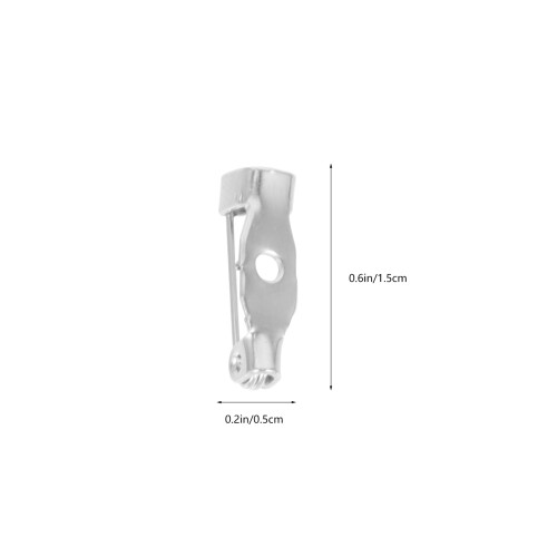 Eisen Verschlussstift Brosche Sicherheitsnadel Schmuck 2