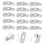 Eisen Verschlussstift Brosche Sicherheitsnadel Schmuck 5