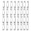 Eisen Verschlussstift Brosche Sicherheitsnadel Schmuck 8