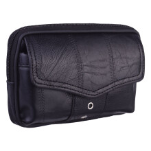 Großes Kapazitäts Ledertasche Mit Handyhülle