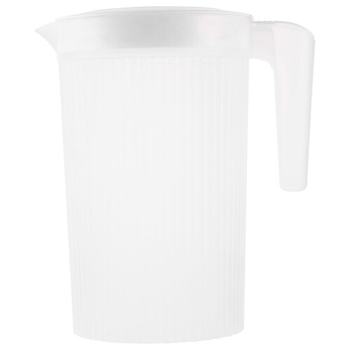 Plastik Mit Deckel, Große Kapazität Für Wasser, Saft,