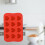 Diy Herzform Eiswürfelform Schokoladenform 12 Hohlräume Rot 5