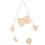 Small Lightweight Bear Mirror Wooden Wall Hanging Mirror Decor 2