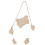 Small Lightweight Bear Mirror Wooden Wall Hanging Mirror Decor 6