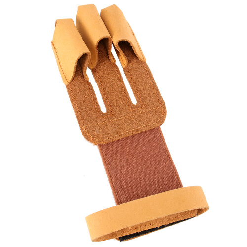 Outdoor Bogenschießen Jagd 3 Finger Handschuh Handprotektor 2