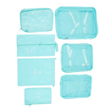 1Set Reise Kleidung Aufbewahrungstasche Wasserfest Himmelblau