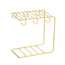 Mug Shelf Cup Rack Aus Eisen 1Stück Golden Küche Organisation