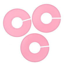 3 Stk. Runde Kleidergrößen-Trenner Für Schrank (Pink)