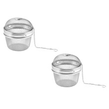 2Stk Tee- Salz-Kugeln Infuser Zur Rückstands-Entfernung