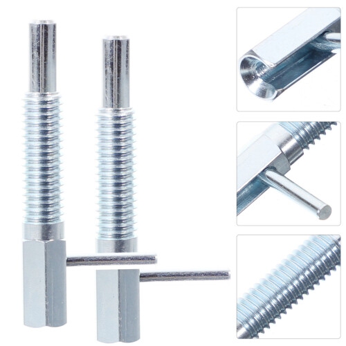 2Stk Schnellwechselstift Selbstsichernd Positionierfeder 2