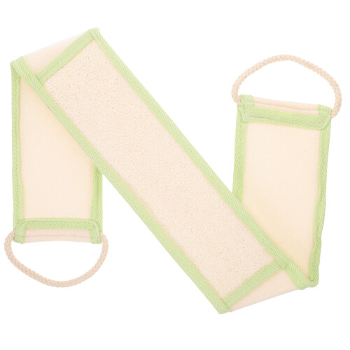 Exfoliating Back Scrubber Loofah With Pull Strap For Shower Use