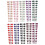 240Pcs Press on Nails Short False Nail ABS Assorted Color Reusable Set 3