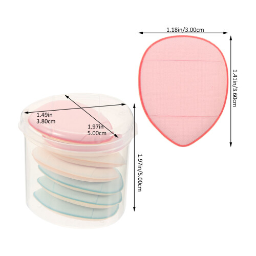 7Pcs Finger Puff Mini Reusable Makeup Sponge For Face 1