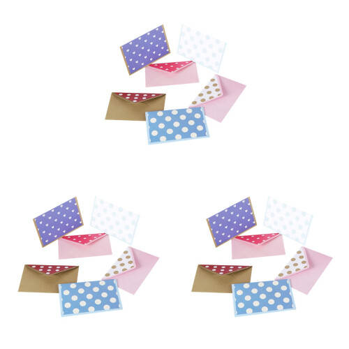 180 Pcs Romantic Floral Envelopes Set For Office School 1
