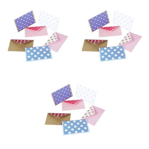 180 Pcs Romantic Floral Envelopes Set For Office School 2
