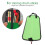 IRIN Wandhängende Percussionständertasche - Farbe Grün 16