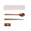 4Pcs Japanese Solid Wood Chopsticks Spoon Rest Set With Case 7
