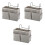 3Pcs Portable Bedside Hanging Storage Organizer Bag 4