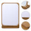 Single-Side Desktop Mirror Wooden Foldable 6