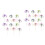 200 Pcs Fruit Picks Tassel Sticks Cocktail Decor (Random Color) 4