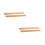 4 Pcs Wooden Ruler With Double Sided Scale For Sewing 33cm 8