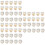 60 Pcs Fashion Earplug Earring Accessory Eardrop Decor Mixed Color 7