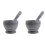 2Pcs Pp Plastic Kitchen Garlic Press Pot Bowl Mortar And Pestle Set 2