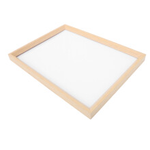 2Pcs Wood Shadow Box Frame Wall Mounted For Sports T Shirts Display