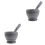 2Pcs Pp Plastic Kitchen Garlic Press Pot Bowl Mortar And Pestle Set 3