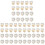 60 Pcs Fashion Earplug Earring Accessory Eardrop Decor Mixed Color 2