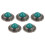 10 Pcs Diy Suitcase Buttons Alloy Clasp For Clothes 2