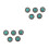 10 Pcs Diy Suitcase Buttons Alloy Clasp For Clothes 8