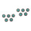 10 Pcs Diy Suitcase Buttons Alloy Clasp For Clothes 7