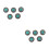 10 Pcs Diy Suitcase Buttons Alloy Clasp For Clothes 9