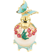 3Pcs Empty Perfume Bottle With Butterfly Decor