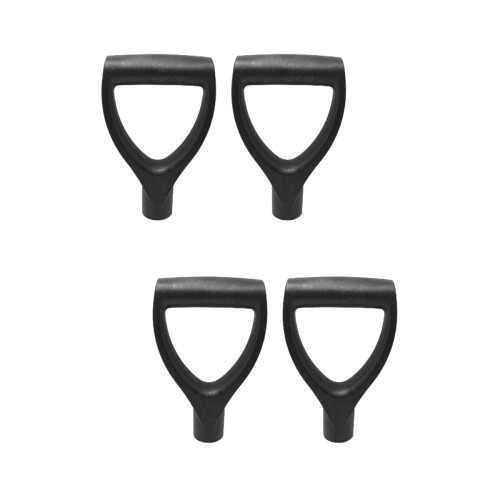 4 Pcs Plastic Handles Portable Grip For Digging Raking Tools 2