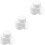 12 Pcs Round Cake Dummy Decorating Prop Foam Model 7