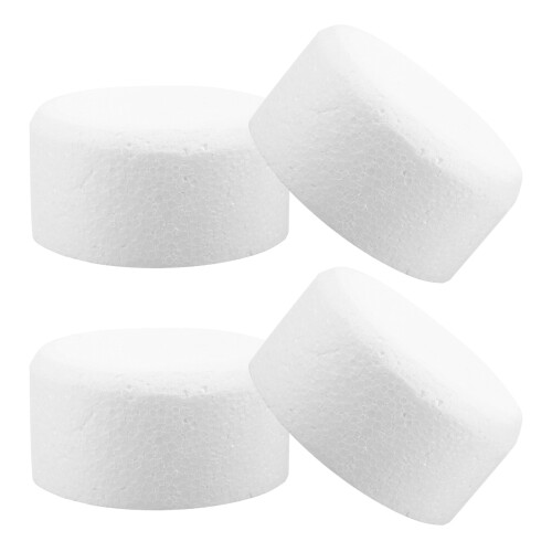 12 Pcs Round Cake Dummy Decorating Prop Foam Model 1