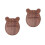 2Pcs 8 Key Kalimba Bottom Plate Solid Wood Base Replacement 7