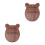 2Pcs 8 Key Kalimba Bottom Plate Solid Wood Base Replacement 8